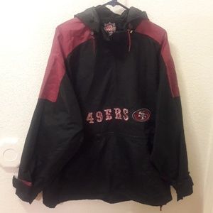49ers Water Resistant Pullover Jacket